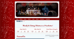 Desktop Screenshot of christmasonmanhattan.com